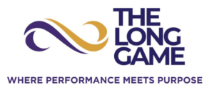 Infinity symbol next to 'The Long Game: Where Performance Meets Purpose'